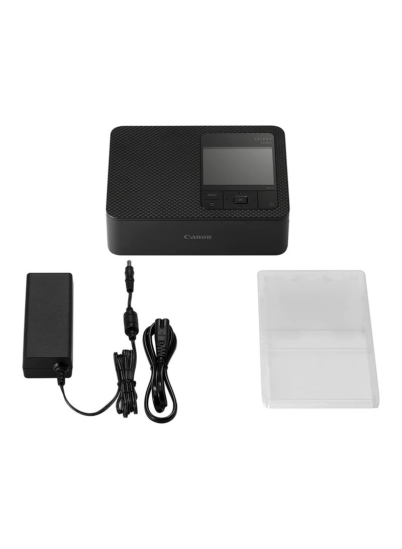 Canon - Selphy CP1500 Colour Portable Photo Printer Black - Image 1