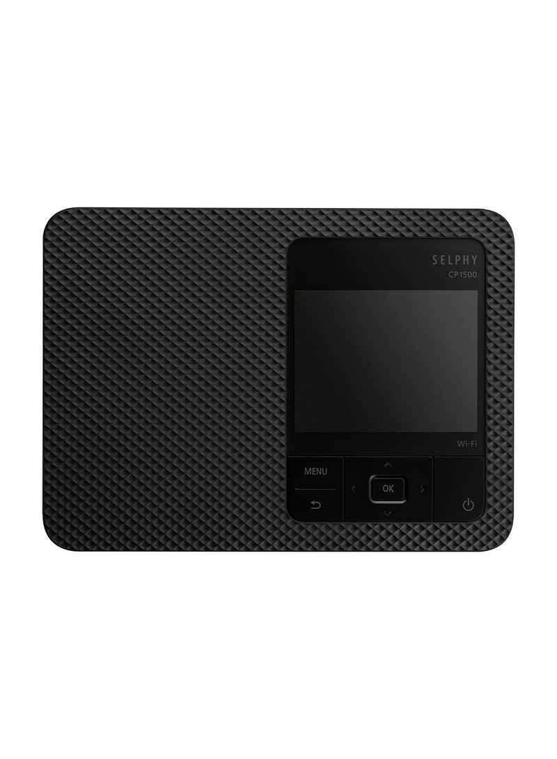 Canon - Selphy CP1500 Colour Portable Photo Printer Black - Image 1