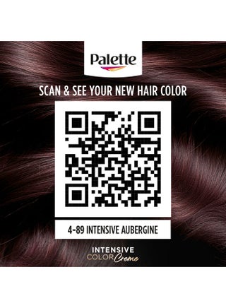 Intensive Colour Cream 4-89, Intensive Aubergine 50ml , 50ml , & 10ml - view 5
