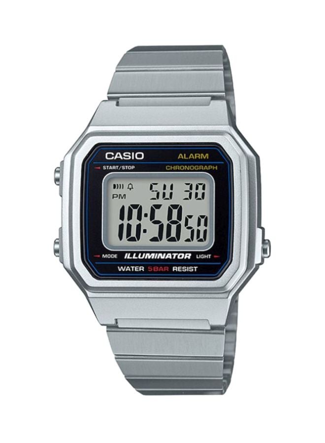 CASIO Men's Time Pieces Water Resistant Digital Watch B650WD-1AEF - 43 mm - Silver  - Image 1