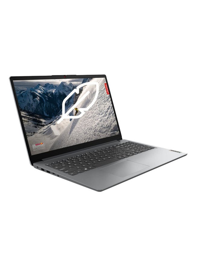 Lenovo - IdeaPad 1 15IGL7 Laptop With 15.6-inch HD Display, Celeron N4020 Processor/4GB RAM/256GB SSD/DOS(Without Windows)/Integrated Intel UHD Graphics English/Arabic Cloud Grey - Image 1
