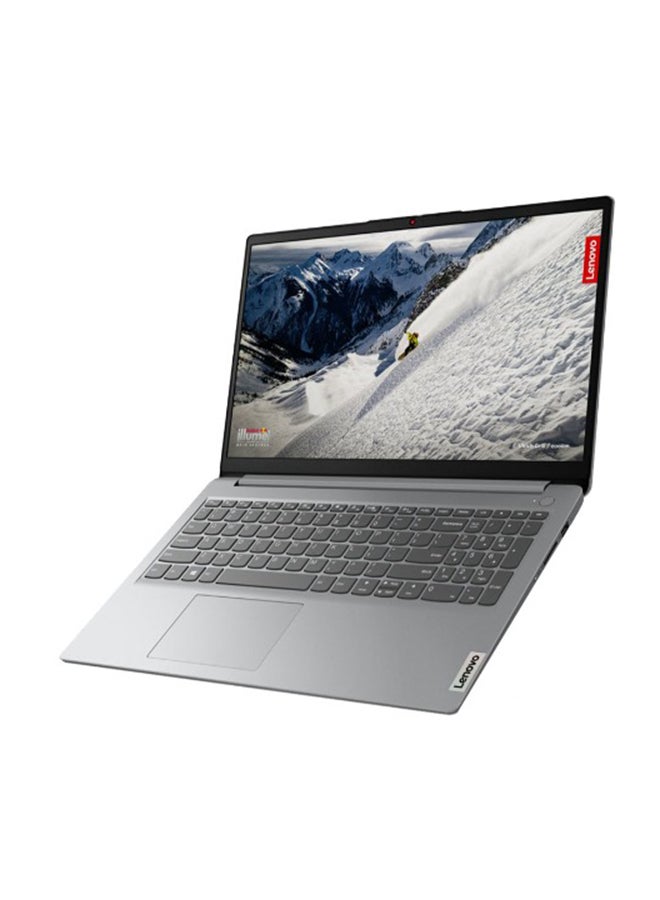 Lenovo - IdeaPad 1 15IGL7 Laptop With 15.6-inch HD Display, Celeron N4020 Processor/4GB RAM/256GB SSD/DOS(Without Windows)/Integrated Intel UHD Graphics English/Arabic Cloud Grey - Image 1