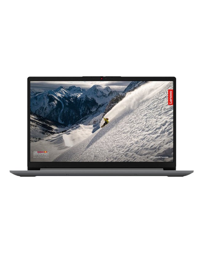 Lenovo - IdeaPad 1 15IGL7 Laptop With 15.6-inch HD Display, Celeron N4020 Processor/4GB RAM/256GB SSD/DOS(Without Windows)/Integrated Intel UHD Graphics English/Arabic Cloud Grey - Image 1