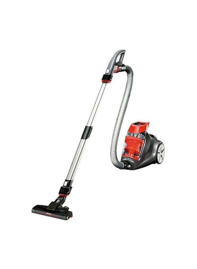 Bissell - C3 Canister Vacuum Cleaner: Powerful Suction for Deep Cleaning, Versatile Floor Cleaning, One-Click Tool System, Onboard Tools, Advanced Cyclone Technology for Carpets and Hard Floors 2.5 ml 350 W 1229K Black/Red - Image 1