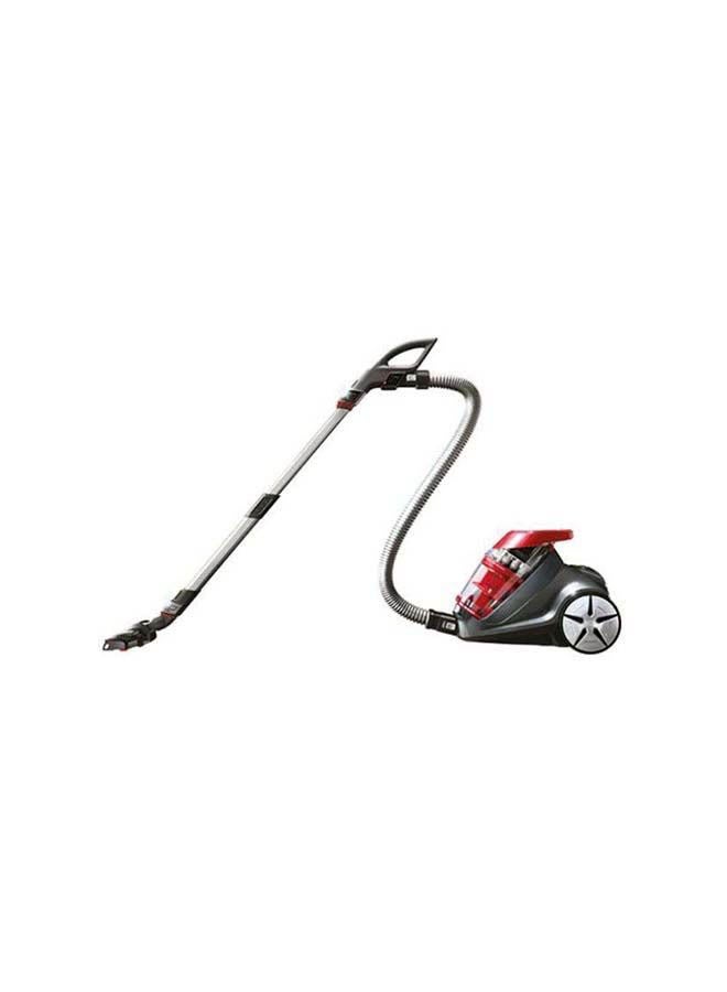 Bissell - C3 Canister Vacuum Cleaner: Powerful Suction for Deep Cleaning, Versatile Floor Cleaning, One-Click Tool System, Onboard Tools, Advanced Cyclone Technology for Carpets and Hard Floors 2.5 ml 350 W 1229K Black/Red - Image 1