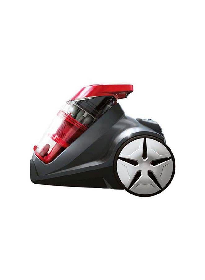 Bissell - C3 Canister Vacuum Cleaner: Powerful Suction for Deep Cleaning, Versatile Floor Cleaning, One-Click Tool System, Onboard Tools, Advanced Cyclone Technology for Carpets and Hard Floors 2.5 ml 350 W 1229K Black/Red - Image 1