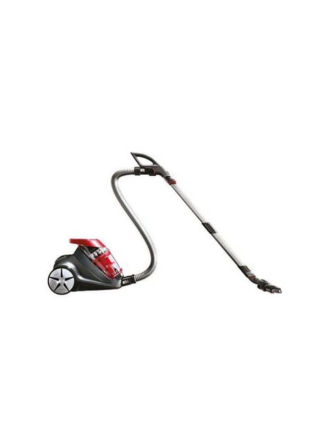 Bissell - C3 Canister Vacuum Cleaner: Powerful Suction for Deep Cleaning, Versatile Floor Cleaning, One-Click Tool System, Onboard Tools, Advanced Cyclone Technology for Carpets and Hard Floors 2.5 ml 350 W 1229K Black/Red - Image 1