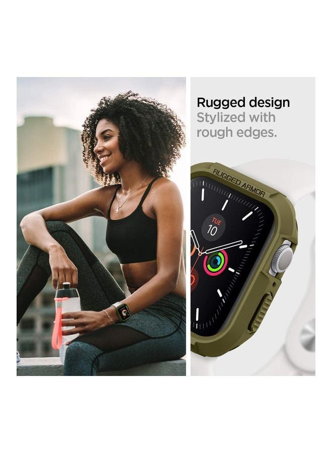 Spigen Rugged Armor Apple Watch Series 8/7 (41mm) and Series 6/SE/5/4 (40mm) Case Cover Olive Green  - Image 4