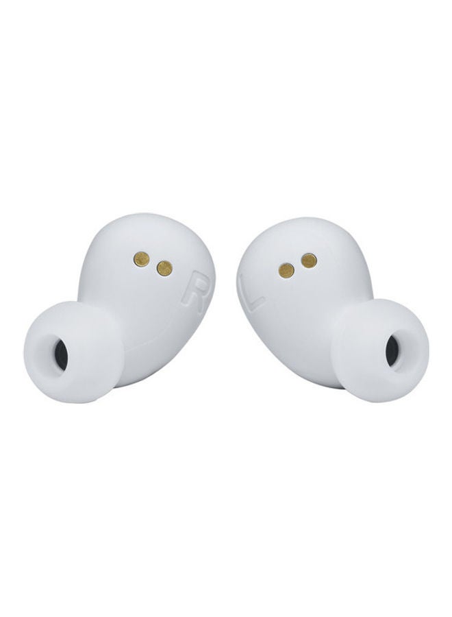 JBL - Live Free Nc True Wireless Noise Canceling In-Ear Headphones - Anc + Ambient Aware - Dual Connect - 21H Battery white - Image 1
