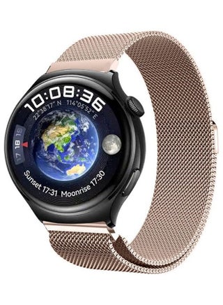 22mm Metal Milanese Watchband Compatible With Huawei 4 4 Pro Rose Gold - v1684906345/N53408218A_1