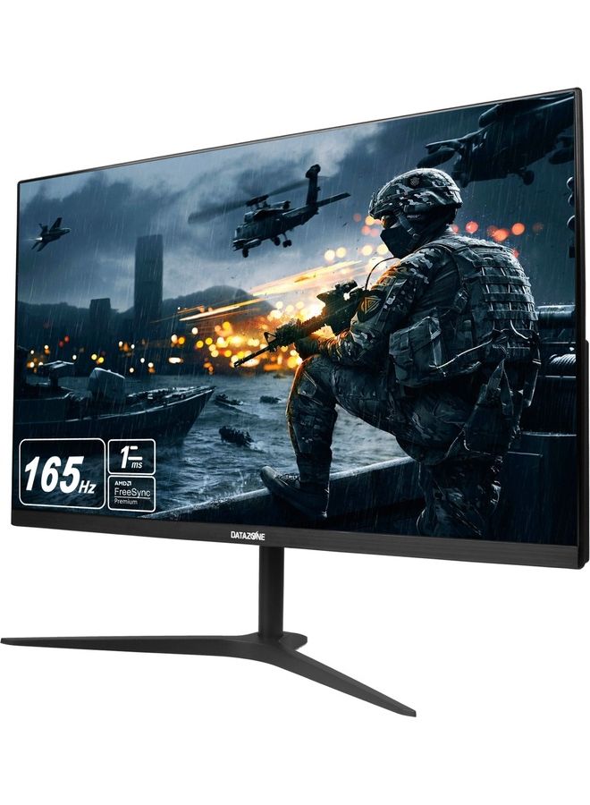 Datazone Gaming Monitor 165Hz, 27-Inch FHD, IPS, 1MS MPRT ,AMD FreeSync, Frameless design Black  - Image 5