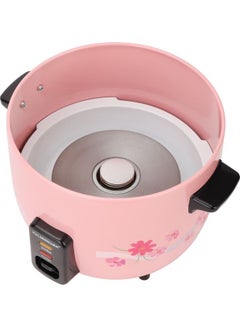 Olsenmark 3 In 1 Rice Cooker - Keep Warm Function - Detachable Power Cord - Water level Indicator - Steam Tray ,Rice Scoop & Measuring Cup - One Touch Operation 1.8 L 700 W OMRC2351 Pink/Black  - Image 4