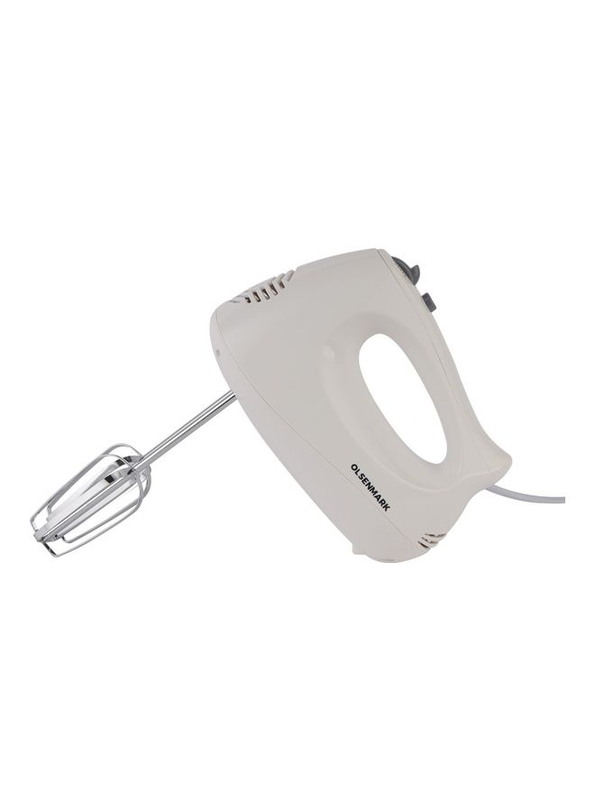 Olsenmark - Stand Mixer with 2.5L Bowl, 5 Speed Settings | with Turbo Function | Electric Kitchen Mixer With 2 Dough Hook | 2 Beater 200 W OMSM2465 white - Image 1