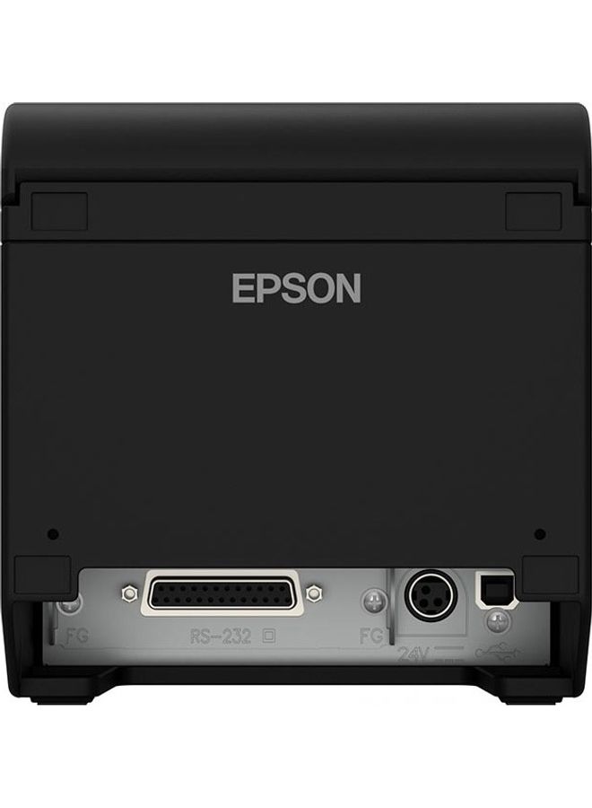 إبسون - طابعة فواتيرحرارية من ابسون TM-T20III-011 تعمل بمنفذ يو اس بي أسود - Image 1