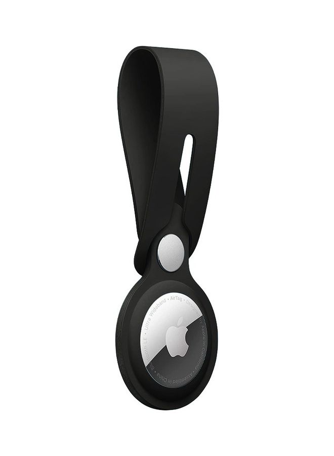 MARGOUN Airtag Case With Key Ring And Rubber Anti Drop Keychain Device Black - Image 3