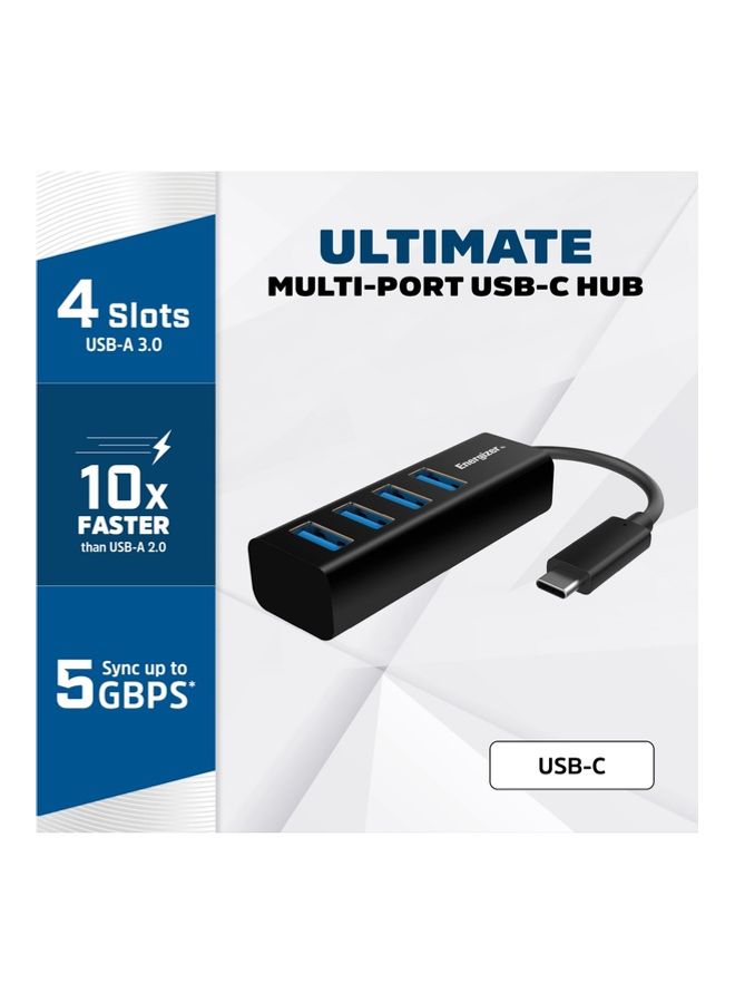 إنرجايزر موزع من النوع C مزود بـ 4 منافذ USB-A  - Image 2