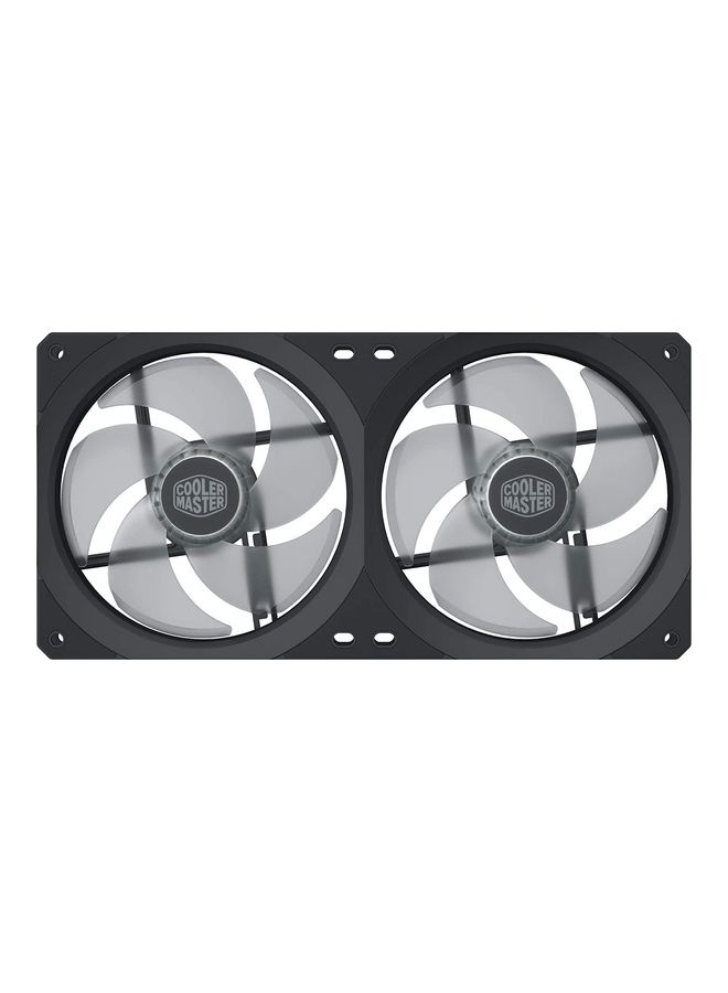 COOLER MASTER Master Fan SF240R Integrated ARGB Customizable Lighting Cable Management 240Mm PWM Control For PC Case Liquid And Air Cooler Black - Image 4