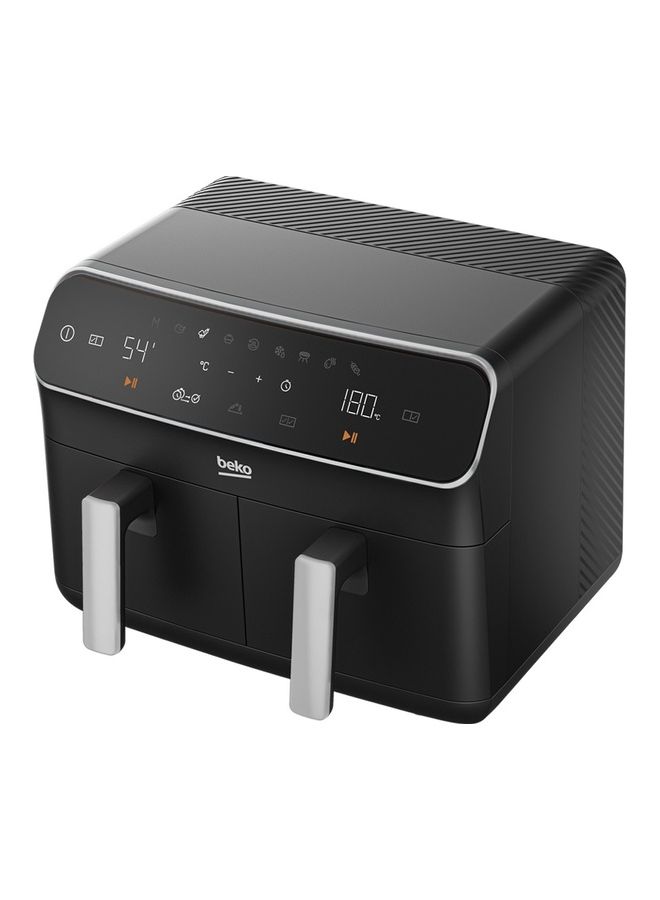 Beko Air Fryer Wide Touch Screen, 9 Functions Including Defrost, Reheat, Dehydrate, Air Broil, Bake, Roast, Rotisserie, Grill 8.5 L 2400 W FRL 5388B Black  - Image 2