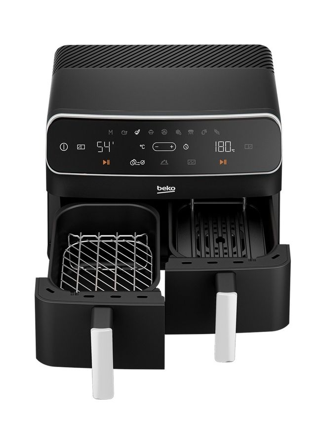 Beko Air Fryer Wide Touch Screen, 9 Functions Including Defrost, Reheat, Dehydrate, Air Broil, Bake, Roast, Rotisserie, Grill 8.5 L 2400 W FRL 5388B Black  - Image 4