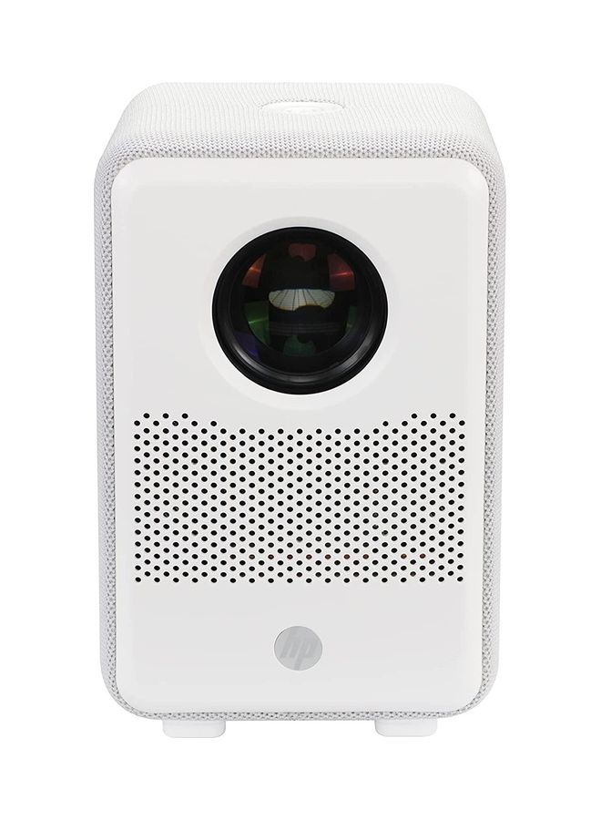 HP - Led Projector System 200 Lum 80 Inch Screen Size Fhd 6W Built In Speakers With Roku Express Plus 84 Inches Screen CC200 Bundle White - Image 1
