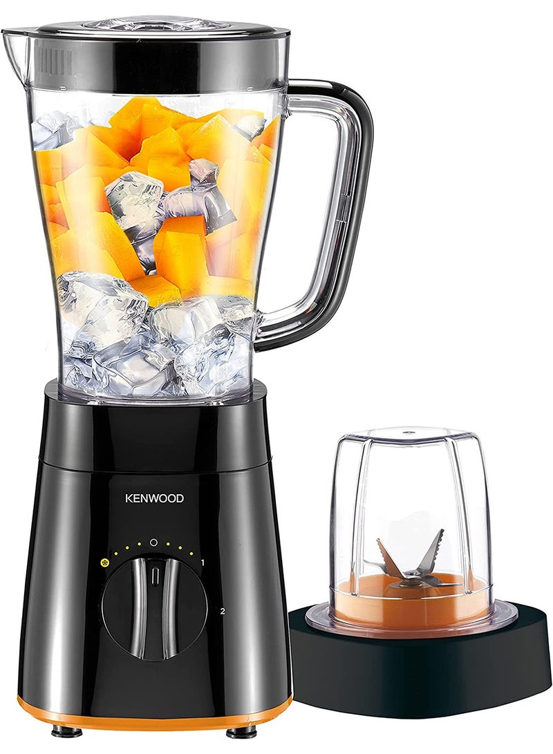 KENWOOD - Blender/Smoothie Maker 1.5L With Multi Mill (Grinder/Chopper), Ice Crush Function 2 L 500 W BLP15.150BK Black - Image 1