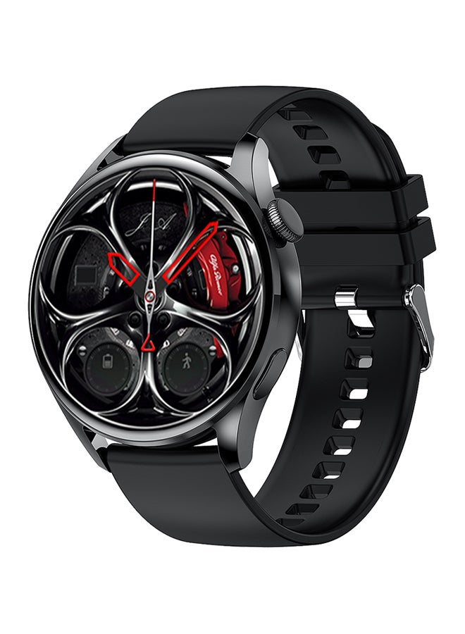 OFFBEAT - Nexus Series 8 R 1.29" Round-face Smartwatch with Sports mode, 24H Fitness & Heart rate monitor, 10 days Battery Life and IPX4 Water Resistant Design compatible with iPhone and Android phones Black - Image 1