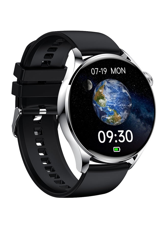 OFFBEAT - Nexus Series 8 R 1.29" Round-face Smartwatch with Sports mode, 24H Fitness & Heart rate monitor, 10 days Battery Life and IPX4 Water Resistant Design compatible with iPhone and Android phones Black - Image 1