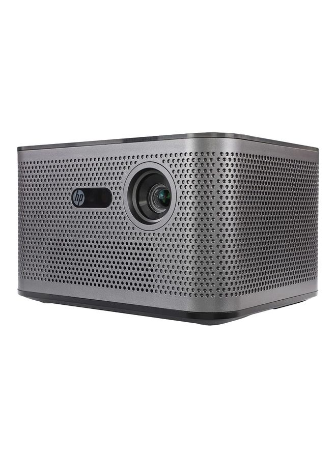 HP - Fhd Lumens Auto Focus Ti Dlp Led Wireless Projection 10W Spk Bt Up To 100 Inch Display Con Rat 1500:1 Keystone Correction MP2000 PRO Space Grey - Image 1