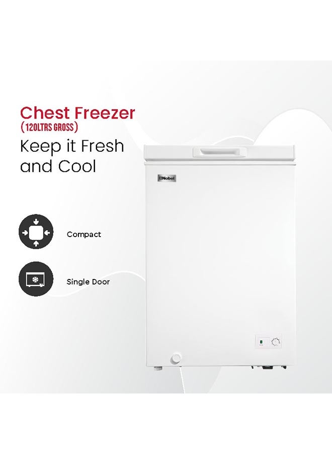 نوبل فريزر صدر مدمج 100 L 408 kW NCF150 أبيض  - Image 2
