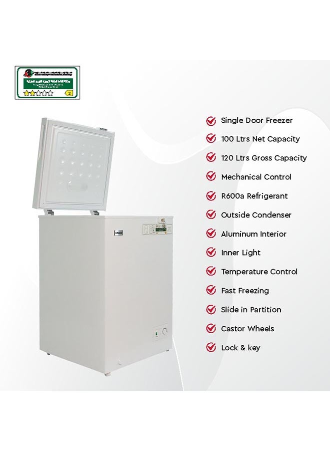 نوبل فريزر صدر مدمج 100 L 408 kW NCF150 أبيض  - Image 5