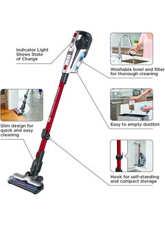 BLACK+DECKER 3-In-1 Cordless Upright Stick Vacuum Cleaner 0.5 L 43.2 W BHFE620J-GB Red/Grey/Silver  - Image 2