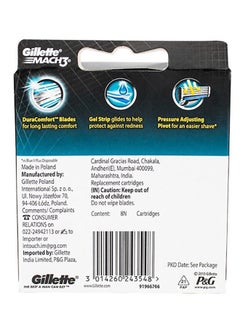 Gillette Mach3 Razor Blades 8 Count  - Image 2