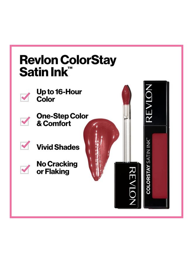 ريفلون أحمر الشفاه السائل كولورستاي ساتان إنك - Image 3