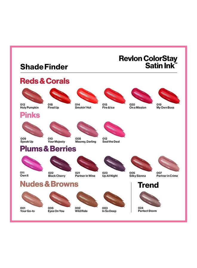 Revlon - Colorstay Satin Ink Liquid Lipstick Speak Up - Image 1