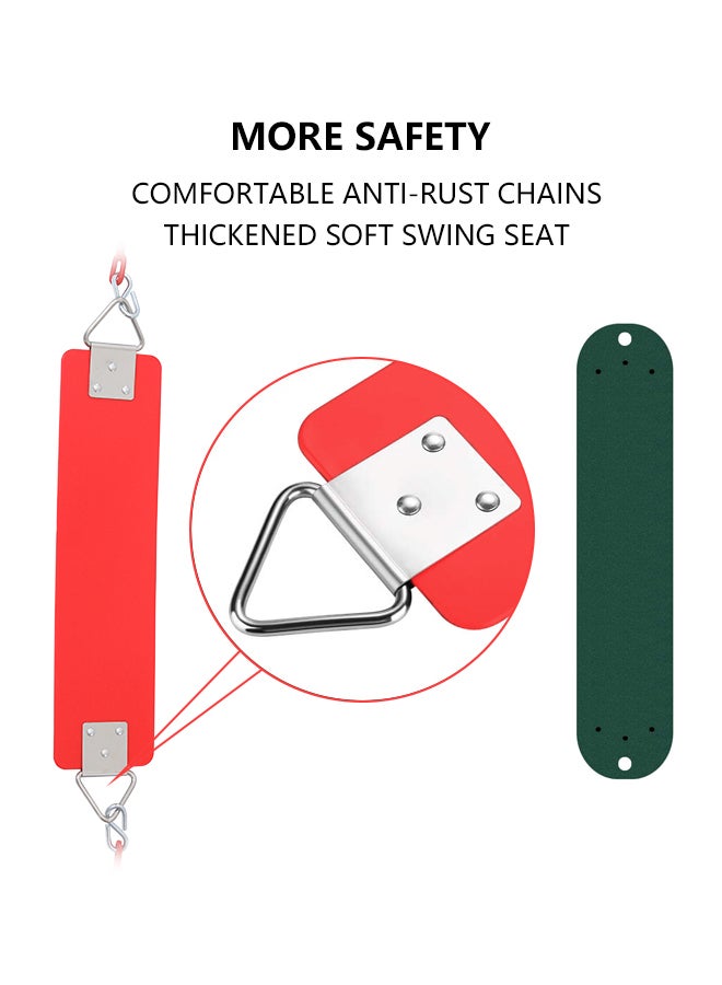 JSAITOYS - Outdoor Plastic Single Baby Swing Seat 61x15x150cm - Image 1
