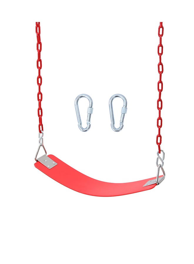 JSAITOYS Outdoor Swing Seat With Rubber Coat Chain 61x15x150cm - Image 1