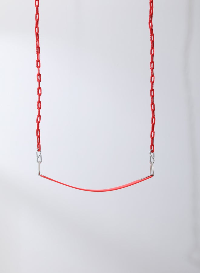JSAITOYS Outdoor Swing Seat With Rubber Coat Chain 61x15x150cm - Image 4