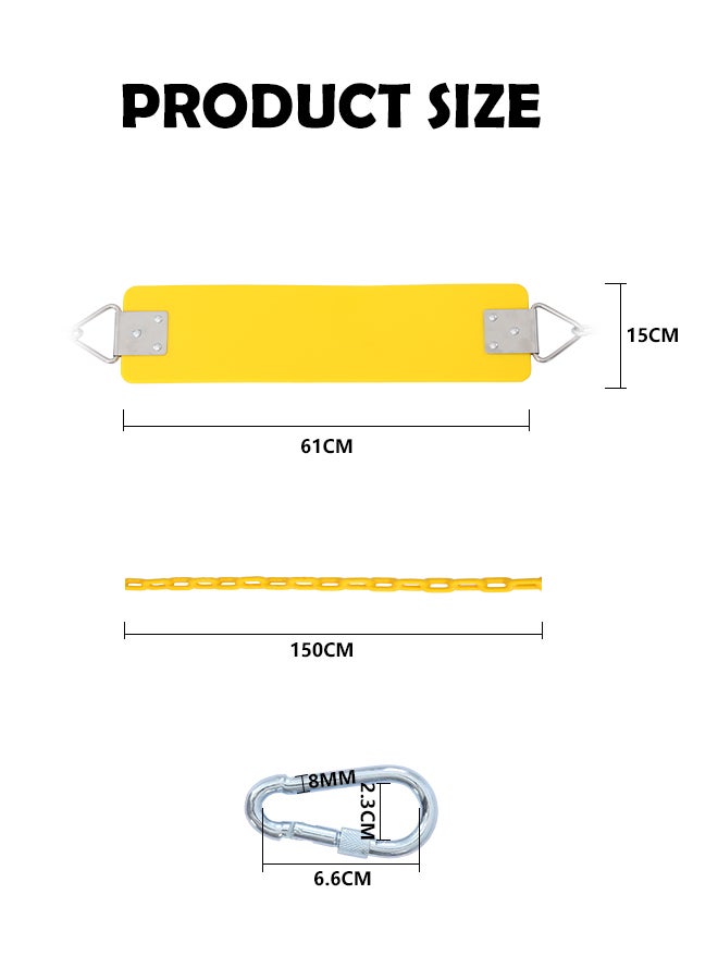 جساي تويز كرسي أرجوحة للعب للأطفال مع سلسلة 61x15x150سم - Image 5