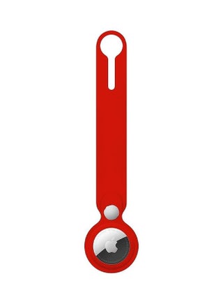Airtag Case With Key Ring And Rubber Anti-Drop Keychain Device Red - v1684994479/N53408546A_1