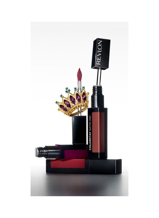 Revlon - Colorstay Satin Ink Crown Jewels Liquid Lipstick 37 Majestic Rose - Image 1