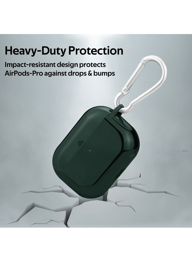 PROMATE - Air Pods Pro Case Cover With Wireless Charging Compatible And Anti-Slip Black - Image 1