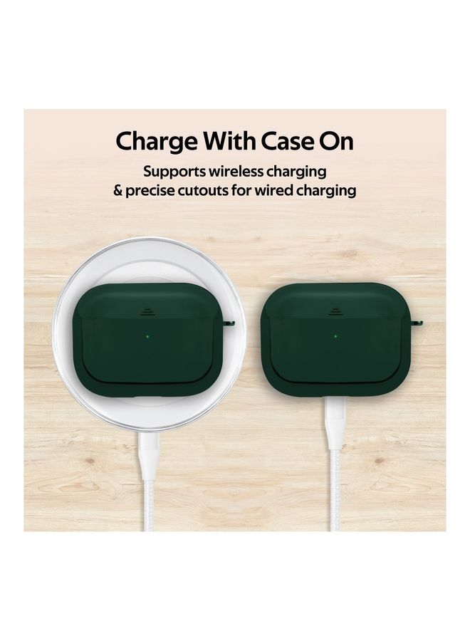 PROMATE - Air Pods Pro Case Cover With Wireless Charging Compatible And Anti-Slip Black - Image 1