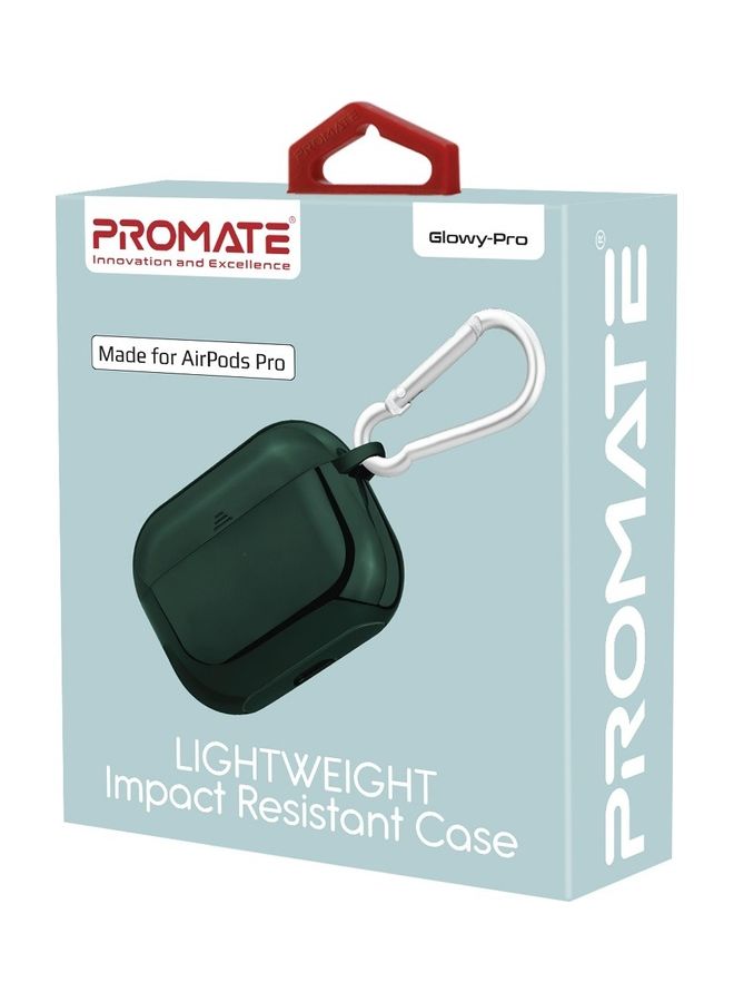 PROMATE - Air Pods Pro Case Cover With Wireless Charging Compatible And Anti-Slip Black - Image 1