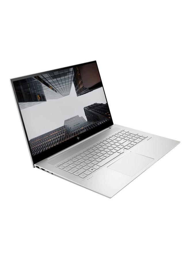 HP - HP Envy 17t-ch100 Laptop With 17.3-Inch Full HD Touch Display, Core i7-1195G7 Processor/16GB RAM/512GB SSD/Intel Iris Xe Graphics/Windows 11 Home English/Arabic Silver - Image 1
