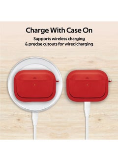 PROMATE AirPods Pro Case, Lightweight Impact-Resistant Electroplated TPU Slim-Fit Protective Cover with Wireless Charging Compatible, Anti-Slip and Scratch Resistant, Glowy-Pro Black  - Image 5