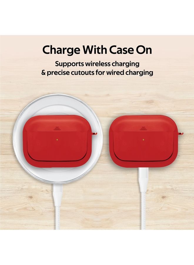 PROMATE - AirPods Pro Case, Lightweight Impact-Resistant Electroplated TPU Slim-Fit Protective Cover with Wireless Charging Compatible, Anti-Slip and Scratch Resistant, Glowy-Pro Black - Image 1