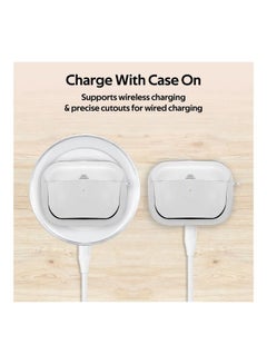 PROMATE AirPods Pro Case, Lightweight Impact-Resistant Electroplated TPU Slim-Fit Protective Cover with Wireless Charging Compatible, Anti-Slip and Scratch Resistant, Glowy-Pro Grey  - Image 5