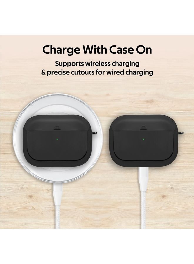 PROMATE - Air Pods Pro Case Cover With Wireless Charging Compatible And Anti-Slip Blue - Image 1