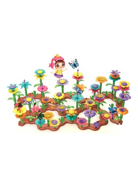 224 Pcs Diy Versatile Patchwork Garden World Children'S Puzzle Enlightenment Creative Flower Arrangement Block Building Blocks For Kids Educational Stem Toys