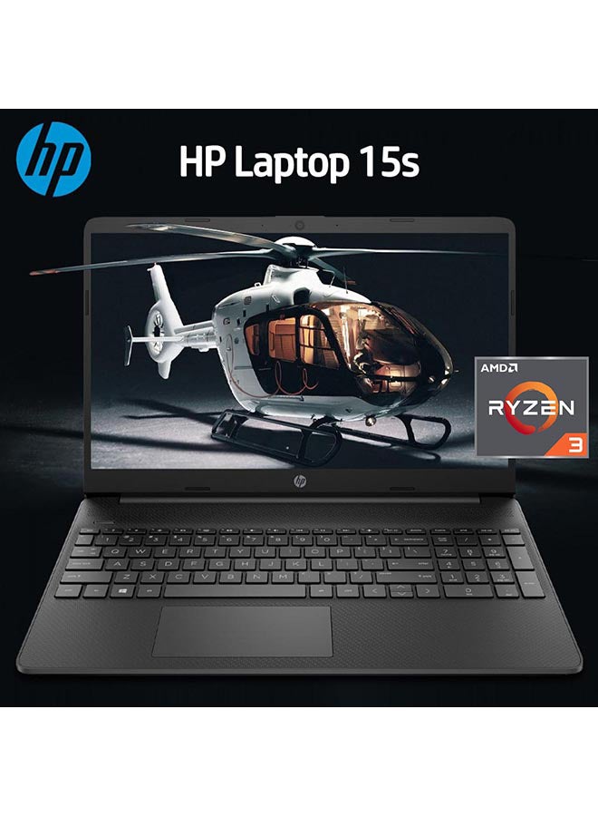 HP - 2023 Latest Model Thin And Portable 15 (Upgraded Version) Laptop With 15.6-Inch Display ,AMD Ryzen 3 3250U Processor/32GB RAM/2TB SSD/Radeon Graphics/Windows 11 English Black - Image 1